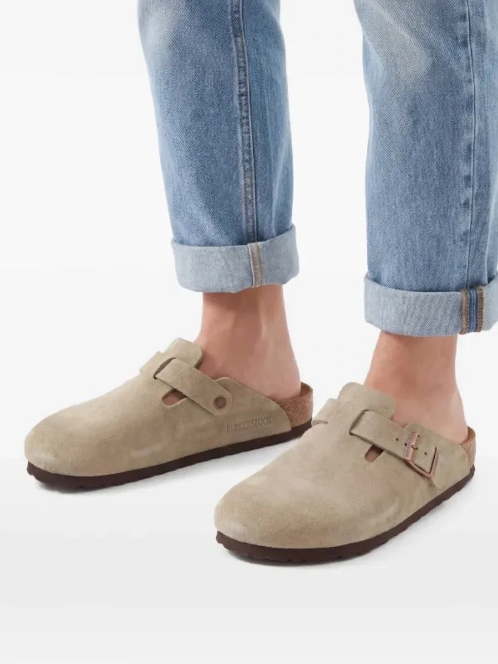 Birkenstock Boston Suede Sandal Size 41
